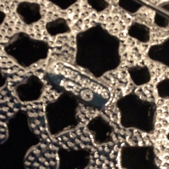 Vintage Eisenberg snowflake brooch - Picture 3 of 4